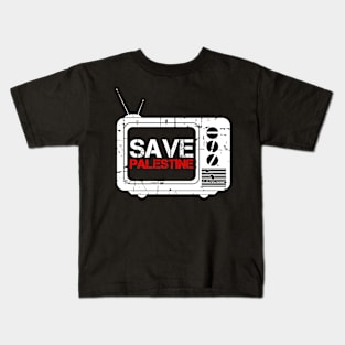 Save Palestine - Muslim Should Protest For Palestine Freedom Kids T-Shirt